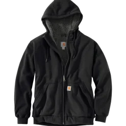 Discount Carhartt SHERPA LINED MIDWEIGHT ZIP SWEATJAKKE L SORT