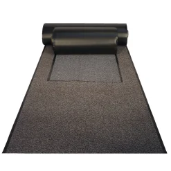 Outlet Clean Carpet CC-1100 SMUDSMÅTTE 130 X 200 CM LYS GRÅMELERET