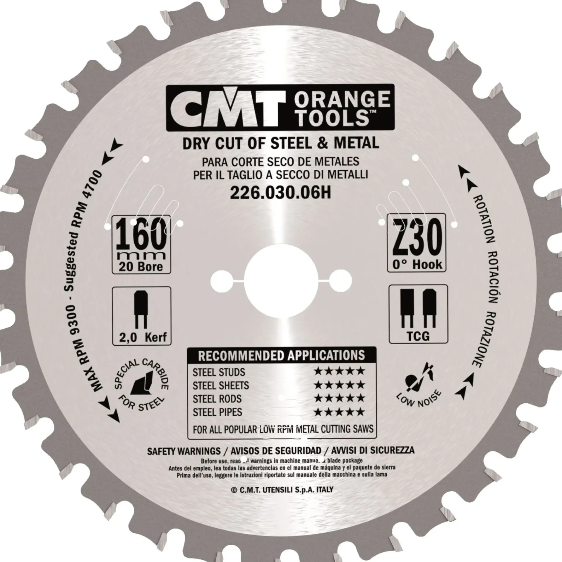 Sale CMT Z30 DYKSAVSKLINGE 160X2,0X20 MM