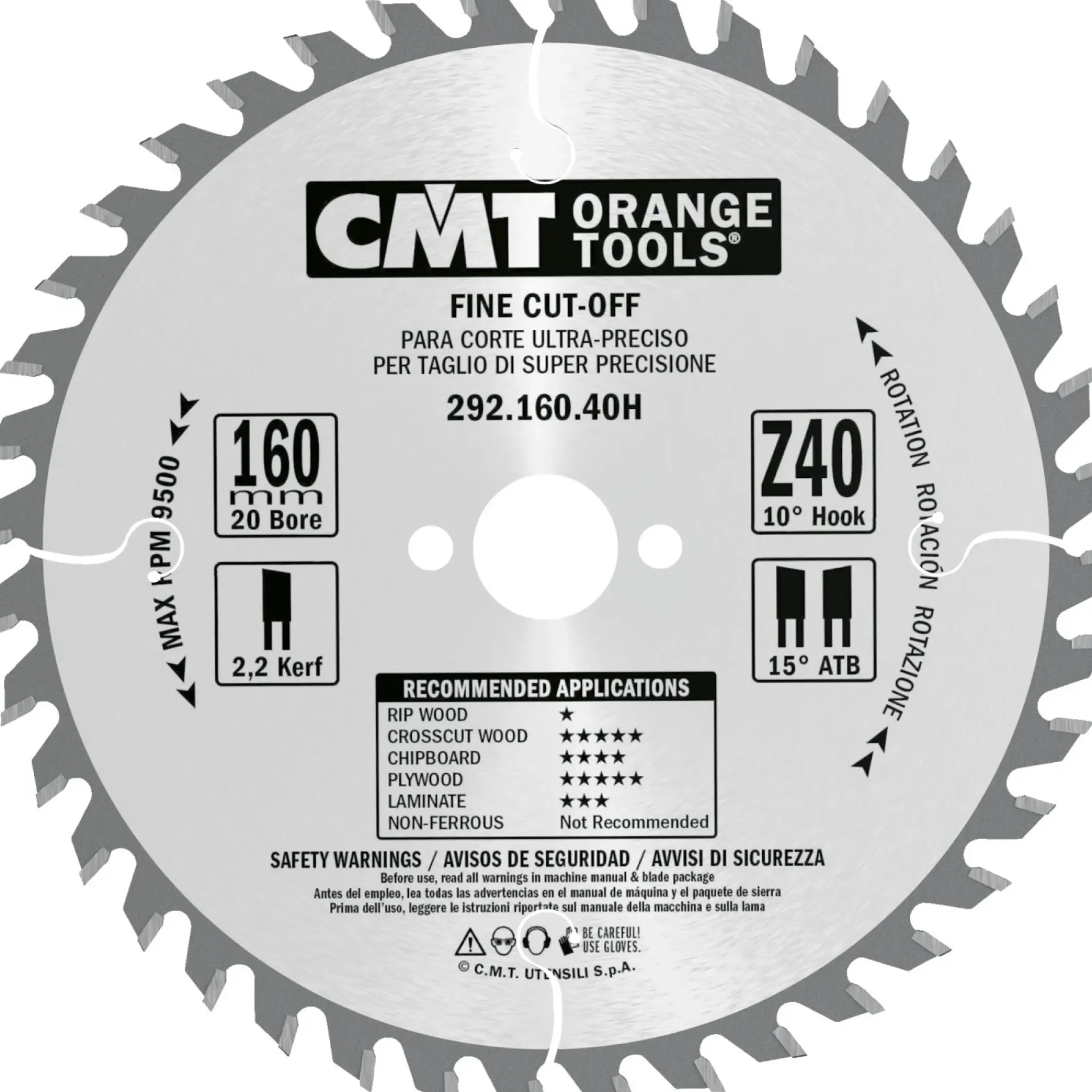 Clearance CMT Z64W NEG RUNDSAVKLINGE 216X2,8X30 MM