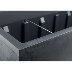 Deroma MILLENIUM 208-611 PLANTEKASSE PLASTIK ANTRACITGRÅ L99 CM