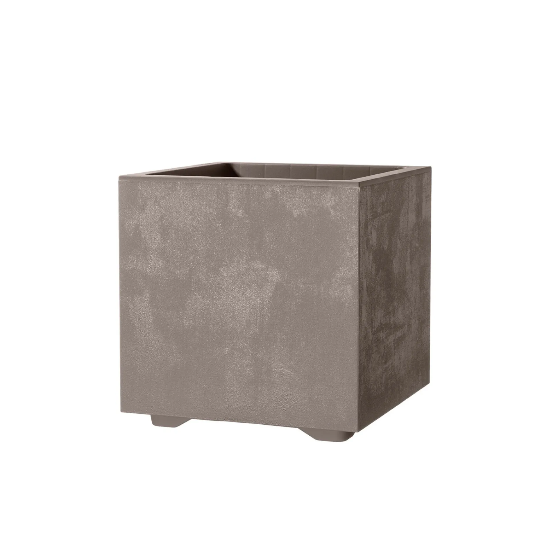 Clearance Deroma MILLENIUM 208-621 PLANTEKASSE PLASTIK SANDSTEN 25X25X25 CM
