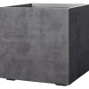 Hot Deroma MILLENIUM 208-619 PLANTEKASSE PLASTIK ANTRACITGRÅ 39X39X39 CM