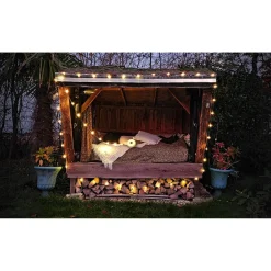 New Det Gamle Apotek LYSKÆDE 100 LED I STRIP, 30 LED I LAMPE 11 CM