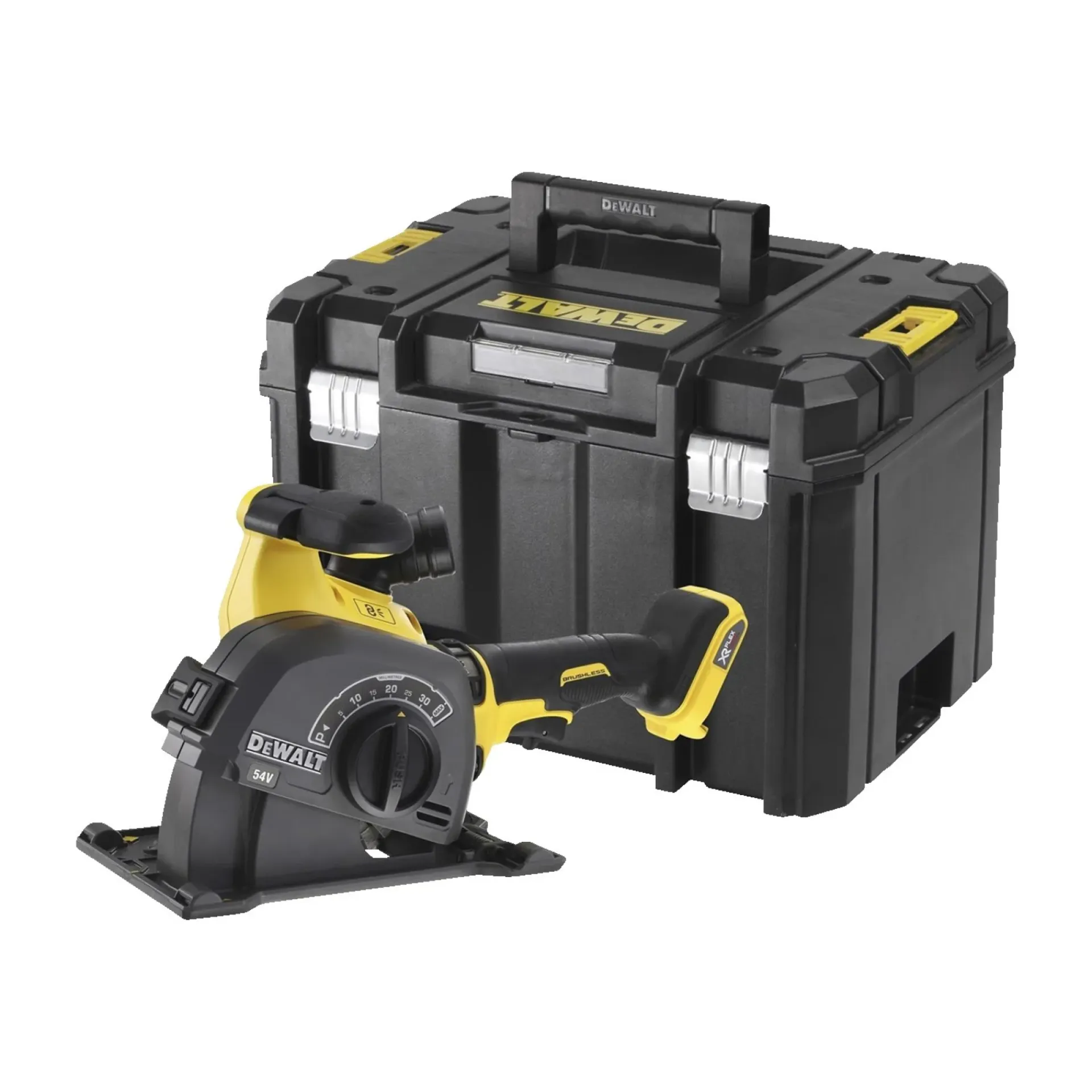 Outlet Dewalt DCG200NT-XJ MURRILLESKÆRER AKKU 54V UDEN BATTERI OG LADER