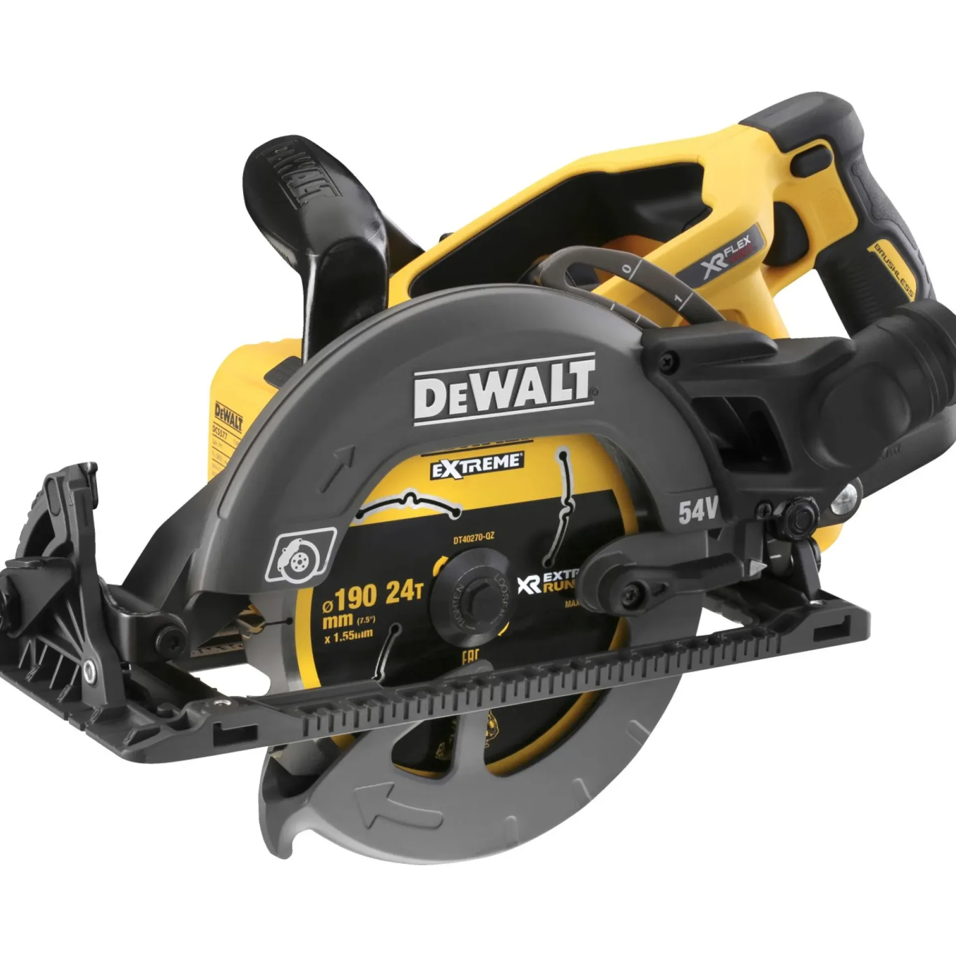 Outlet Dewalt DCS577N-XJ RUNDSAV AKKU 54V UDEN BATTERI OG LADER