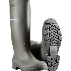 Sale Dunlop PVC 380VP PRICEMASTOR GUMMISTØVLE GRØN 45