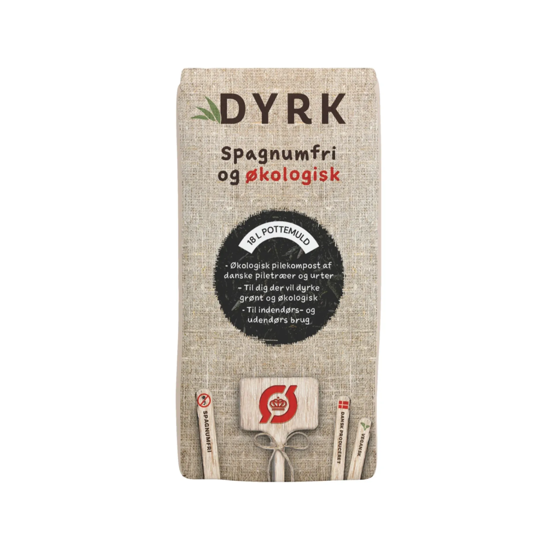 Hot DYRK ØKOLOGISK POTTEMULD 18 L