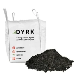 DYRK ØKOLOGÍSK OG SPAGNUMFRI BIGBAG PILEKOMPOST 1000 L