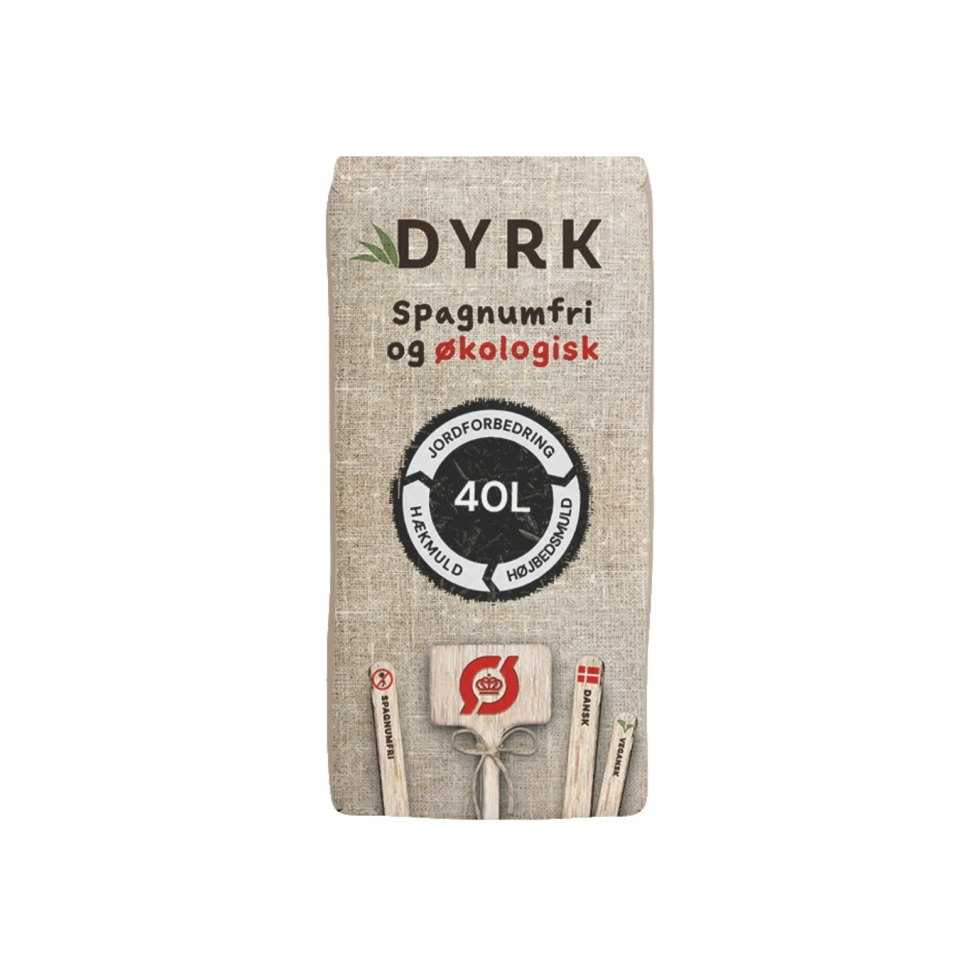 New DYRK ØKOLOGÍSK OG SPAGNUMFRI JORDFORBEDRING 40 L