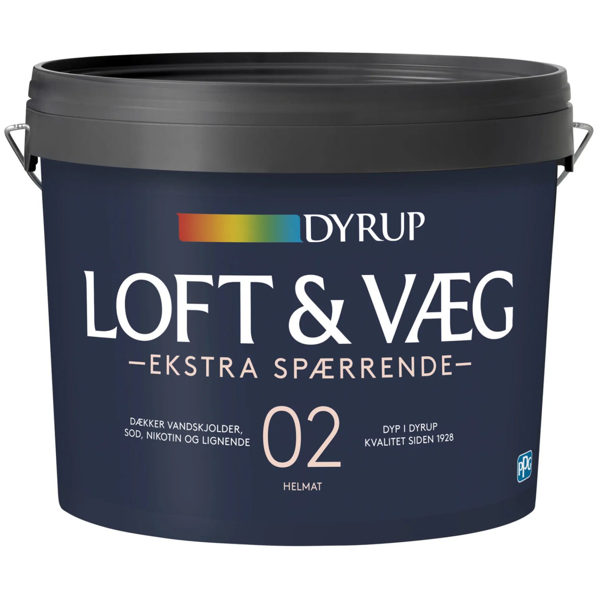 Best Dyrup 02 EKSTRA SPÆRRENDE VÆG- OG LOFTMALING 4,5 L HVID