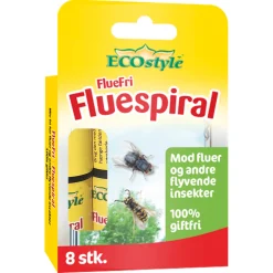 Sale ECOstyle FLUEBEKÆMPELSE PAKKE MED 8 SPIRALER