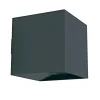 Outlet Eglo CALPINO 2 UDENDØRS VÆGLAMPE SORT 2X3,3W