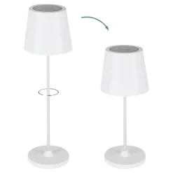 Online Eglo DÆMPBAR GENOPLADELIG BORDLAMPE HVID