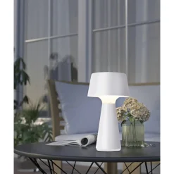 New Eglo DÆMPBAR GENOPLADELIG BORDLAMPE HVID