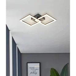 Eglo ECO RANGE HUERTA-E LOFTLAMPE SORT 22,5 CM