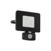 New Eglo FAEDO 3 UDENDØRS VÆGLAMPE SORT/KLAR 20W