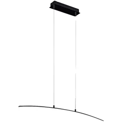 Online Eglo LASANA PENDEL SORT/ALU 96,5 CM