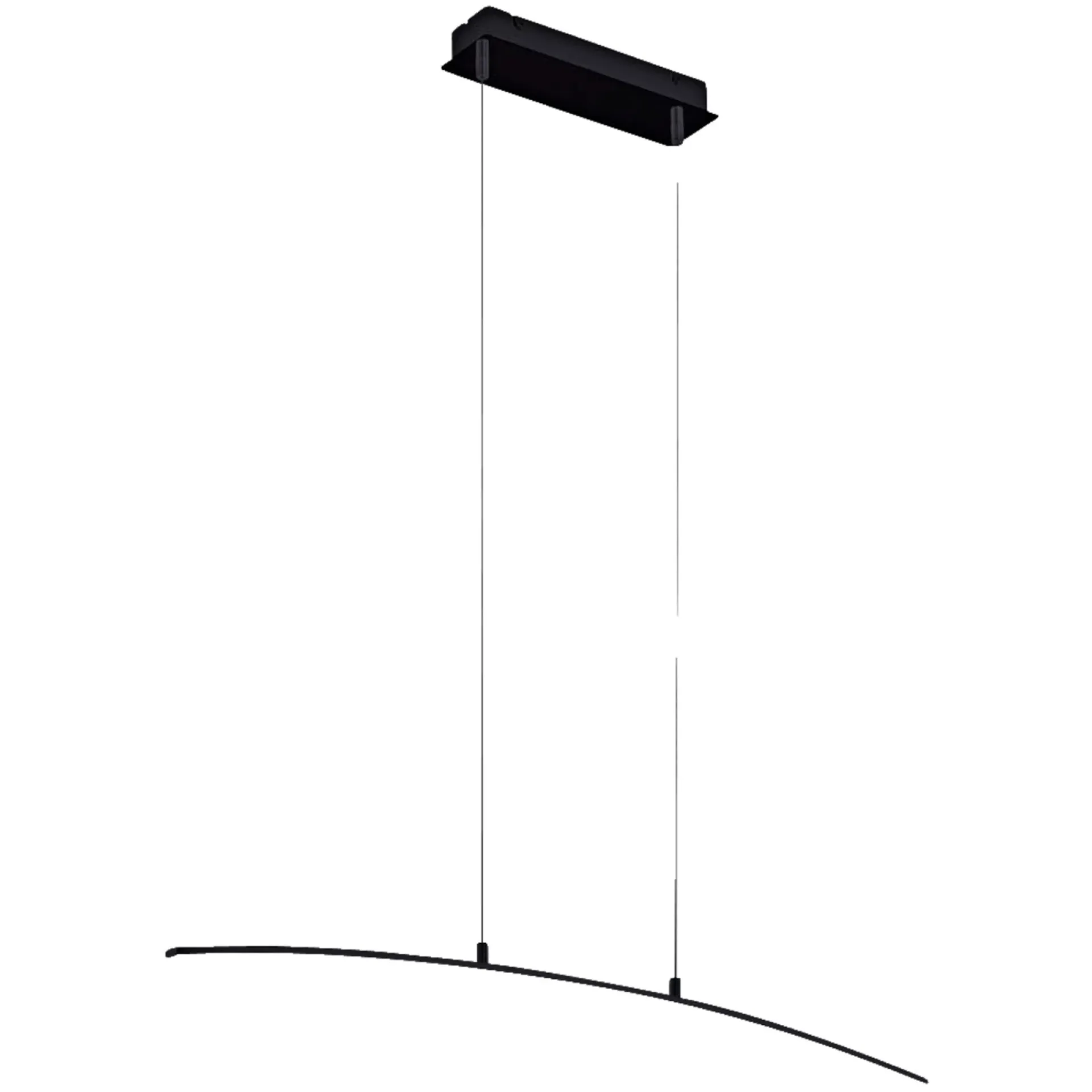 Online Eglo LASANA PENDEL SORT/ALU 96,5 CM