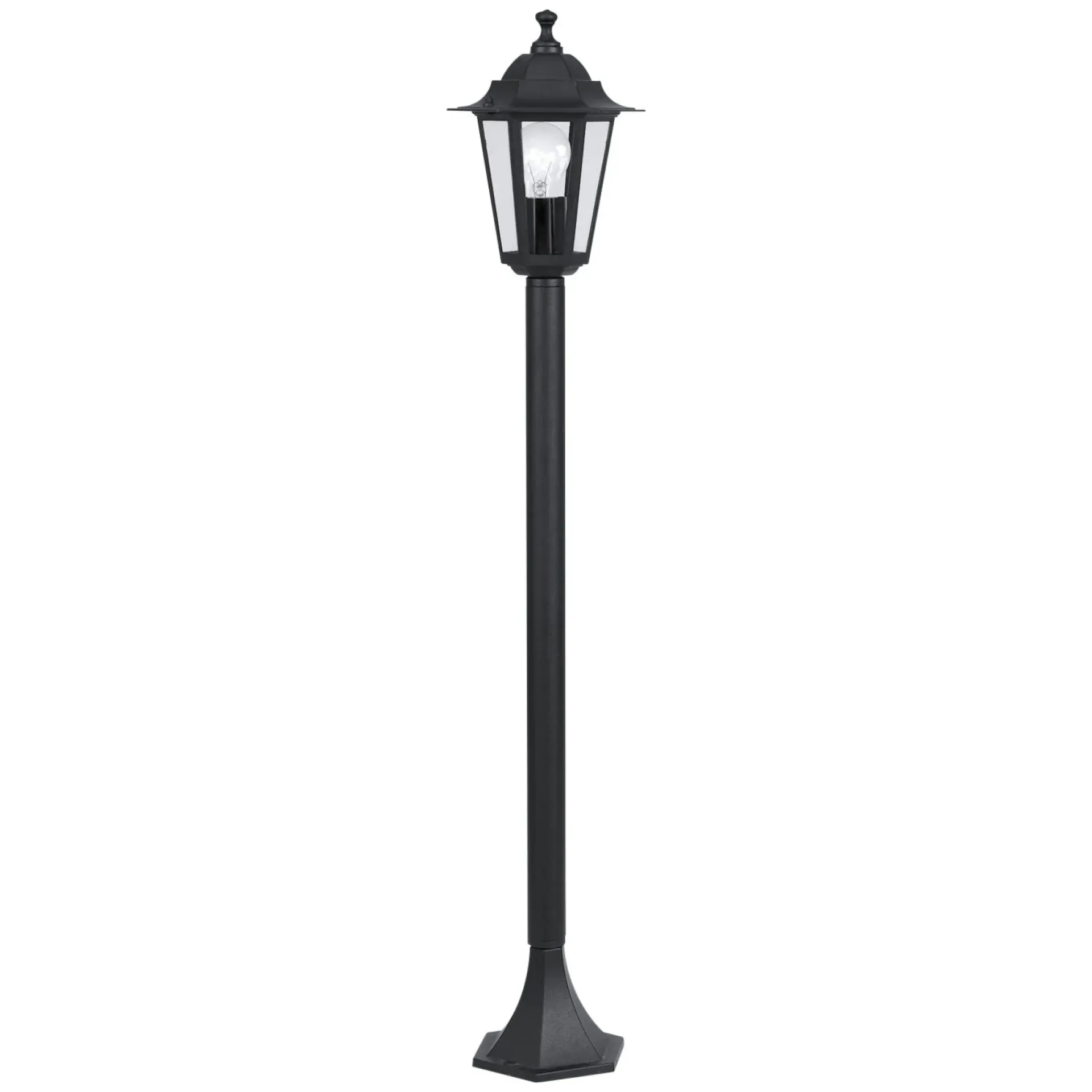 New Eglo LATERNA BEDLAMPE SORT/TRANSPARENT 100 CM