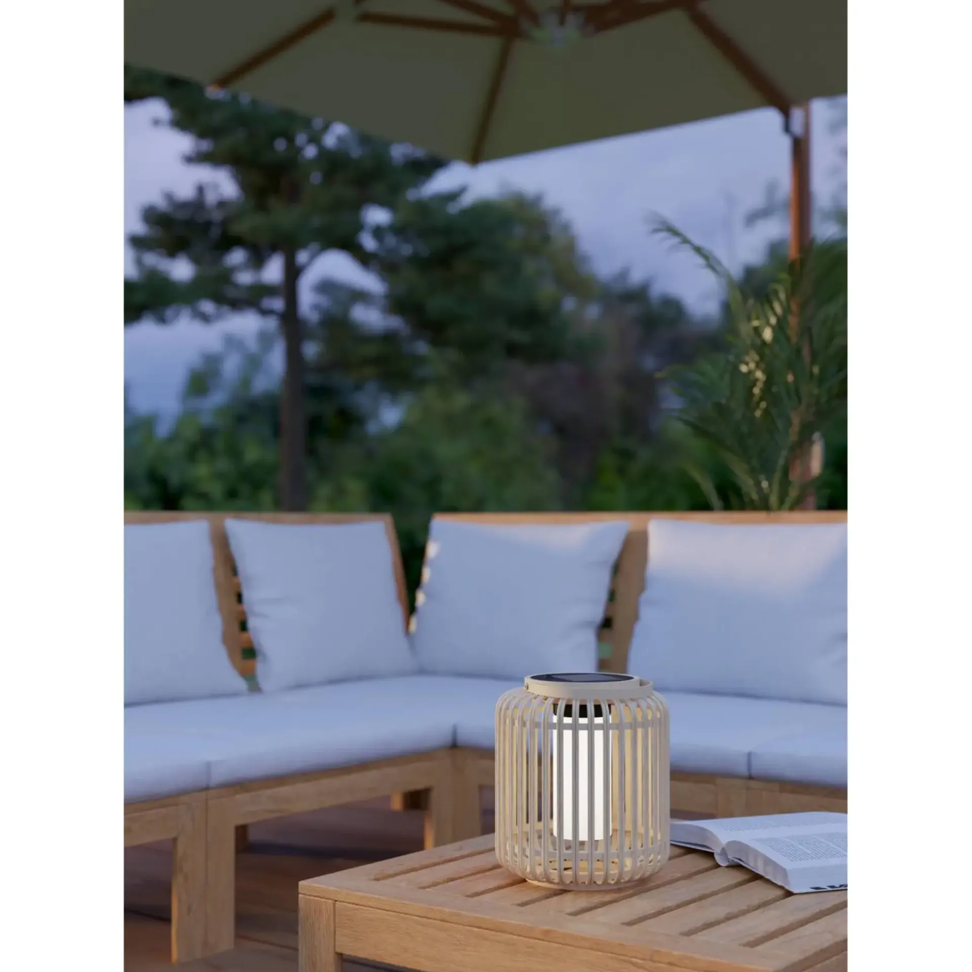 Outlet Eglo MARLIANO MARLIANO SOLCELLE LANTERNE NATUR 24 CM