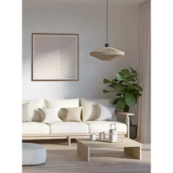 Hot Eglo MIDSUMMER PENDEL SORT/CREME 38 CM