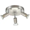 Clearance Eglo MINI RONDEL SKINNESPOT BØRSTET STÅL GU10 3X3W