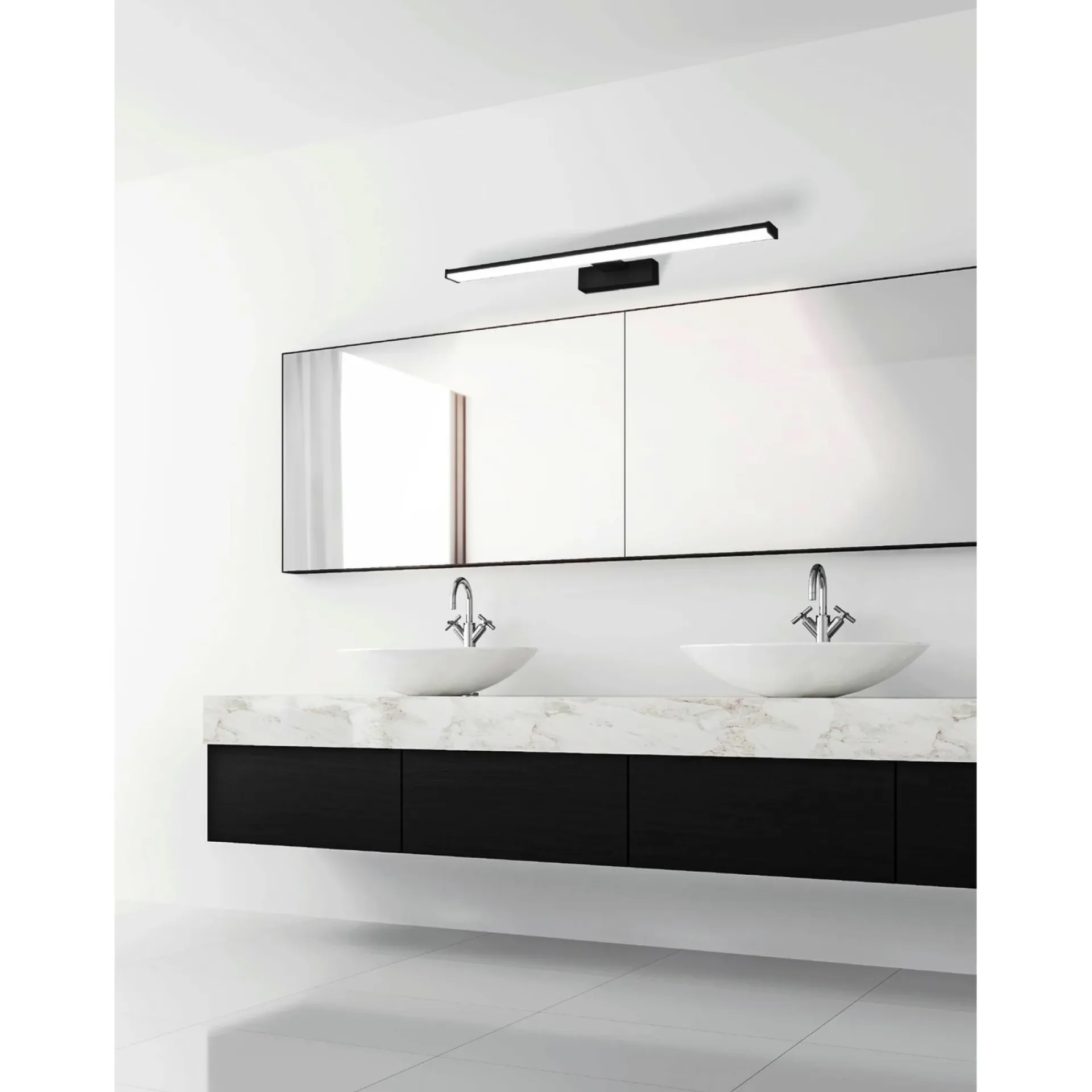 Outlet Eglo PANDELLA 1 VÆGLAMPE 11W SORT/HVID