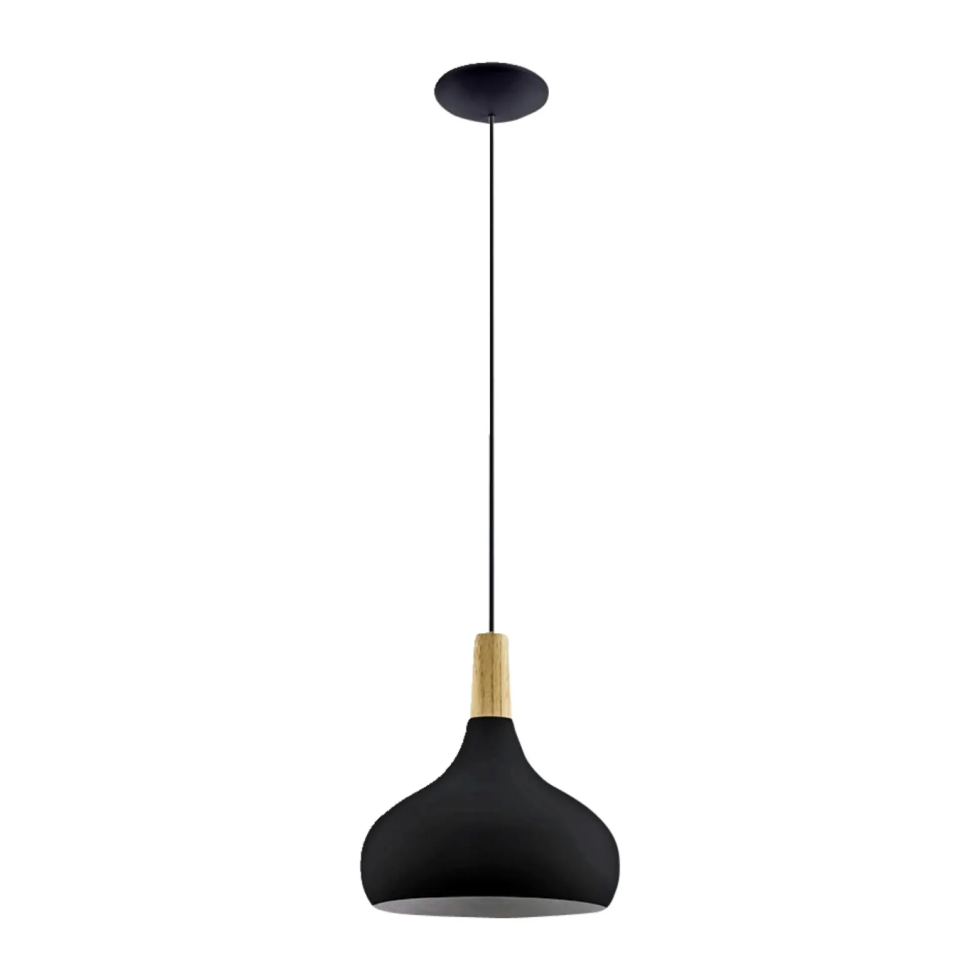 Outlet Eglo SABINAR PENDEL SORT/BRUN 28 CM