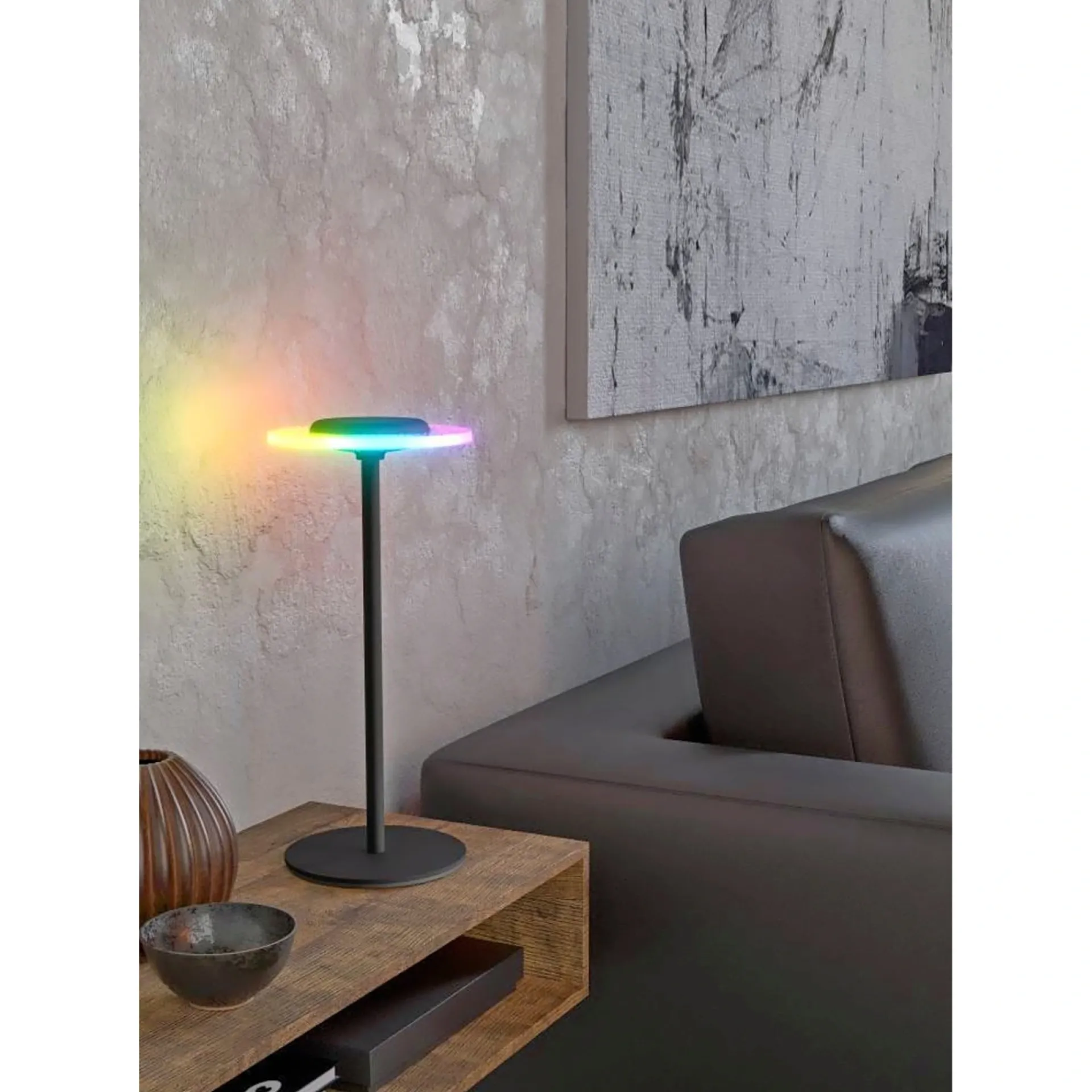 Discount Eglo TREPELLA TREPELLA GENOPLADELIG BORDLAMPE SORT