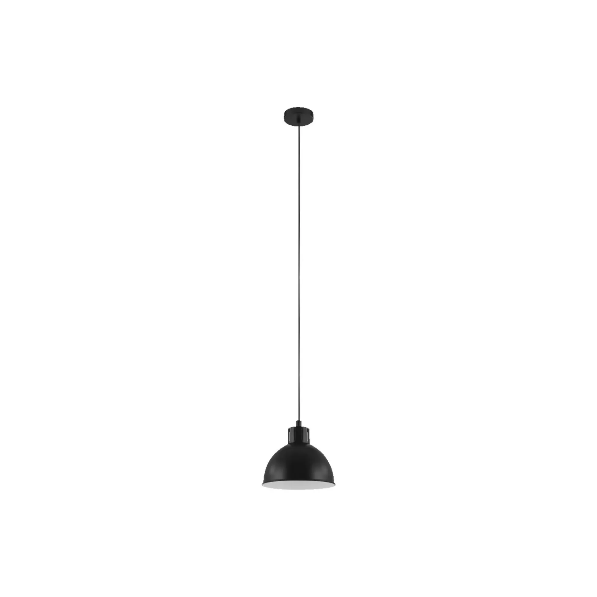 Discount Eglo TRURO PENDEL SORT/HVID 21 CM