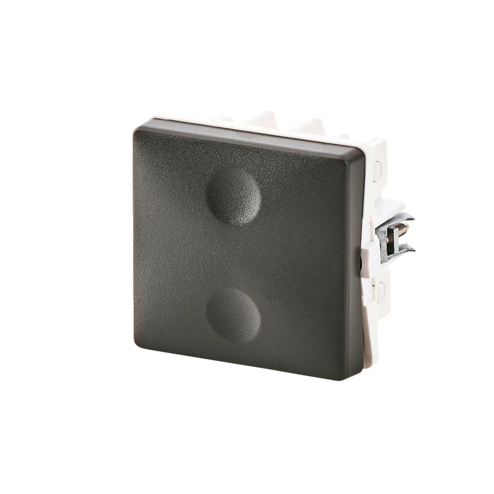 Clearance FESH SWITCH CURVELINE KRYDSNING - 1,0 MODUL AFBRYDER KOKSGRÅ