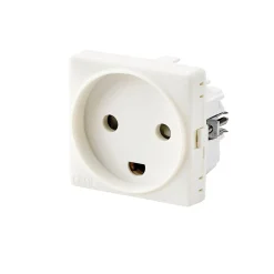 Online FESH SWITCH CURVELINE STIKKONTAKT HVID 1,0 MODUL M/JORD