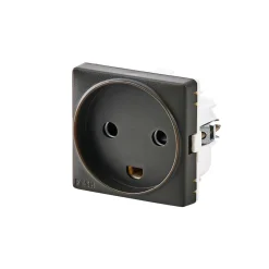 Discount FESH SWITCH CURVELINE STIKKONTAKT KOKSGRÅ 1,0 MODUL M/JORD