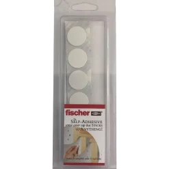 Hot FISCHER DÆKKNAP 18MM HVID 18