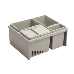 Online G. funder 3X11 L., 1X3 L. AFFALDSSORTERING GRÅ 530 X 425 X 240MM