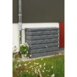 Online Garantia ROKY 400 L REGNVANDSBEHOLDER 40 X 120 X 100 CM GRÅ GRANIT
