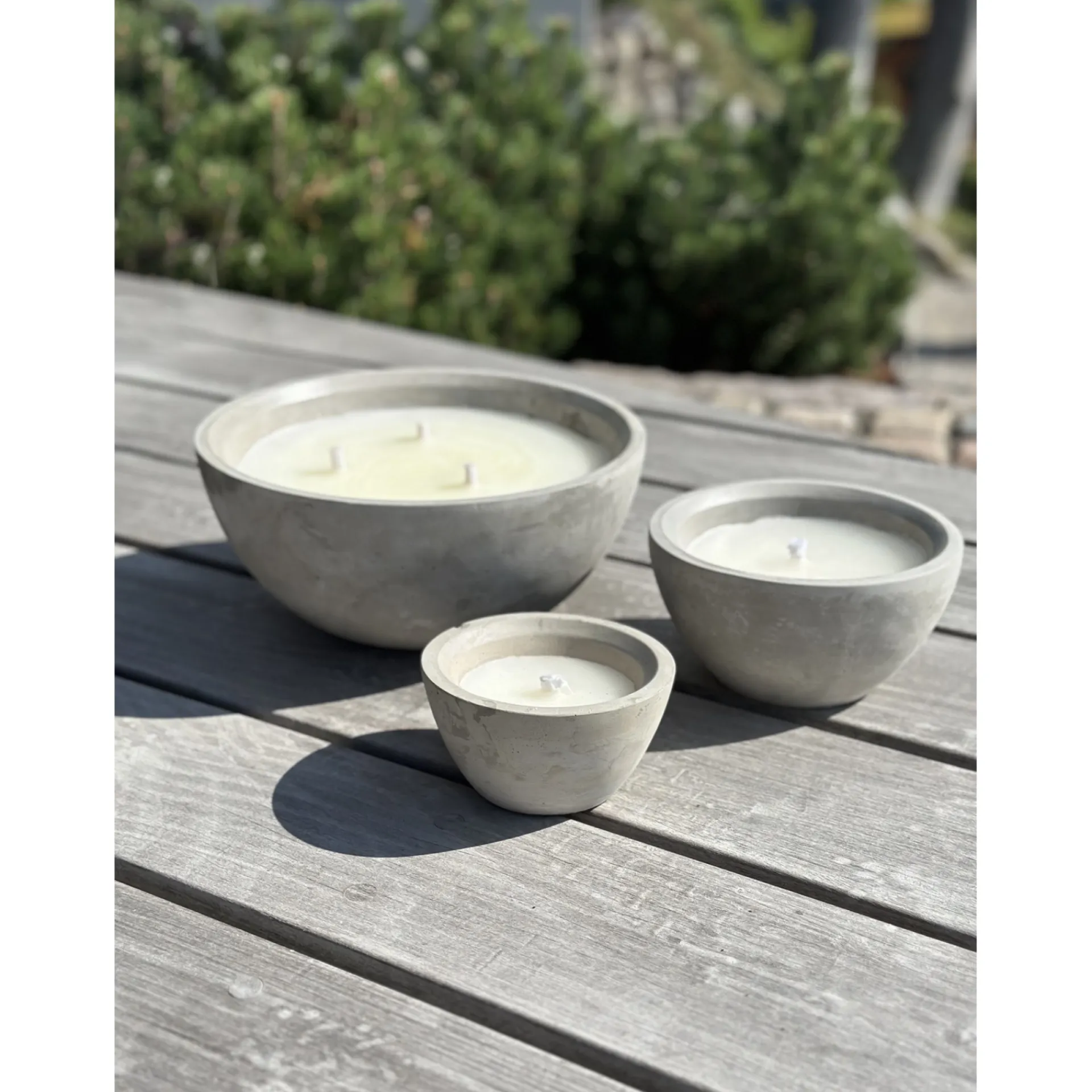 Best Garden Life UDENDØRS STEARINLYS BETON GRÅ Ø27,8XH 13,7 CM