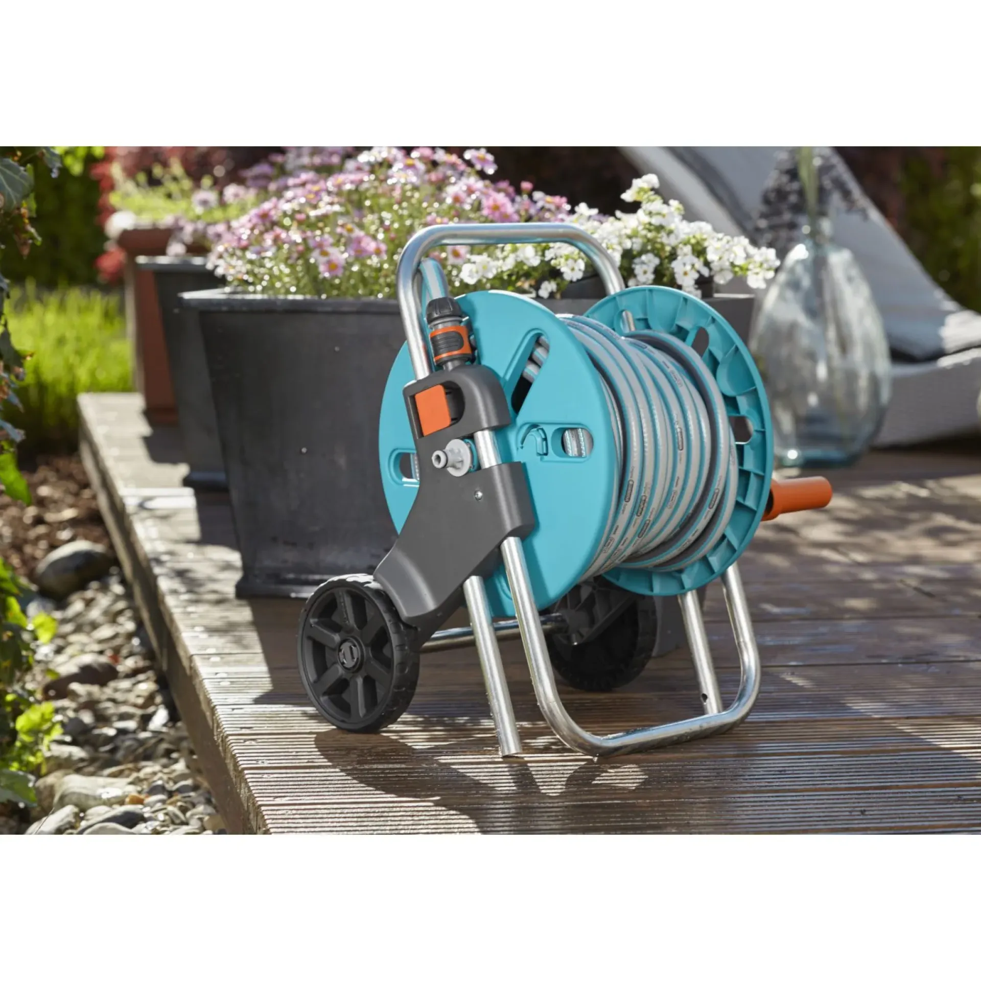 Clearance Gardena AQUAROLL S 18502-50 SLANGEVOGN 20 M