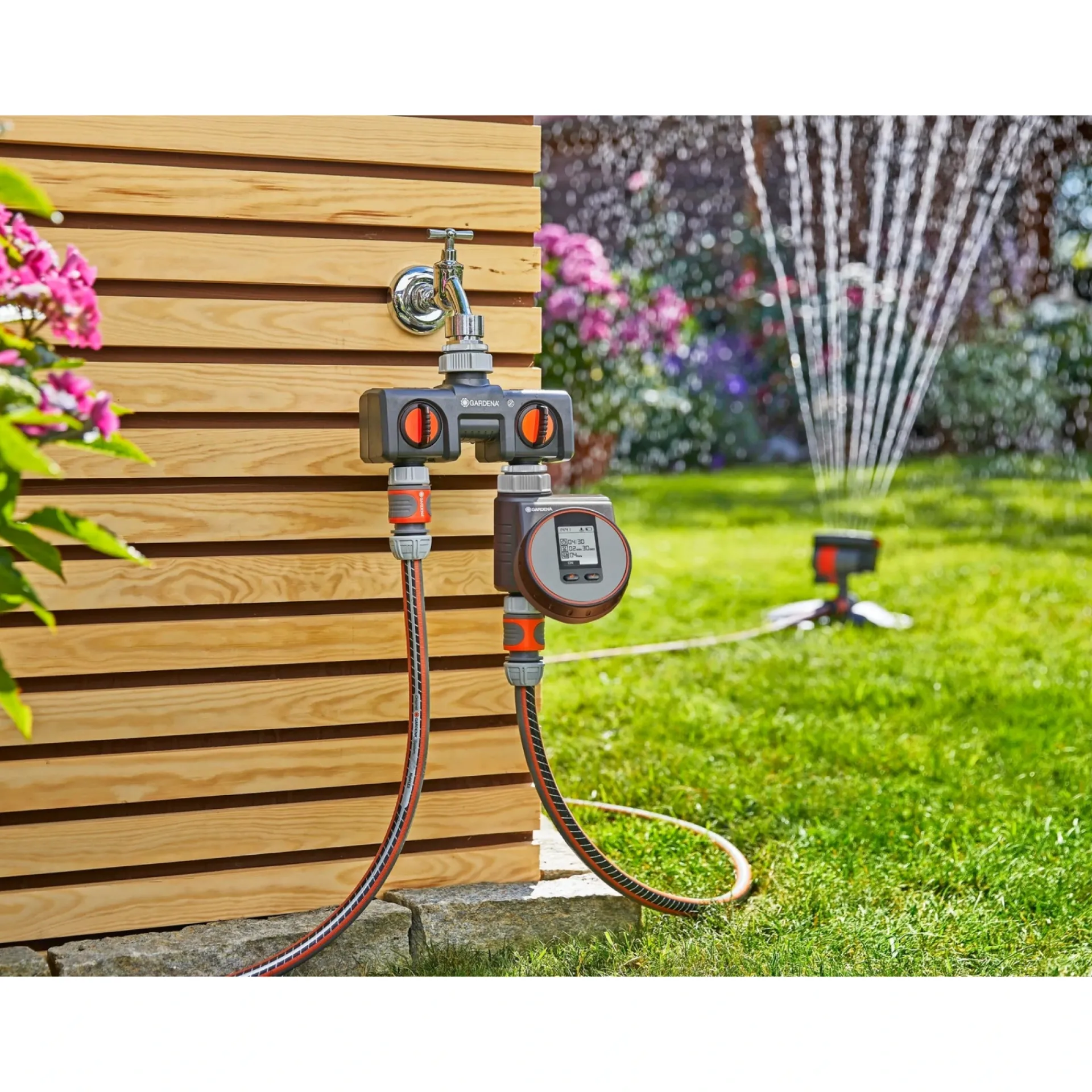 Outlet Gardena PREMIUM 2-VEJS VENTIL ½", 3/4", 1"