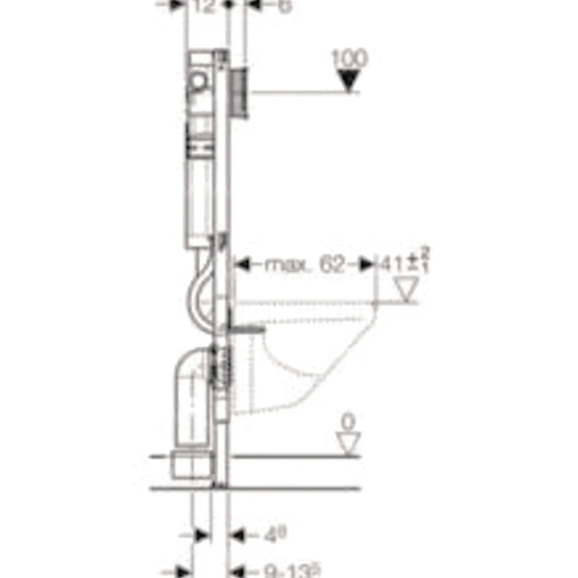 Outlet Geberit DUOFIX INDBYGNINGSCISTERNE