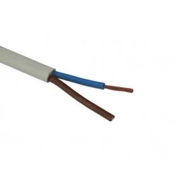 Clearance Gripo H03VVH2-F FLAD LEDNING 2X0,75MM² 100 M HVID