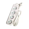 Outlet Gripo STIKDÅSE 4 UDTAG U/JORD HVID 1,5 M KABEL