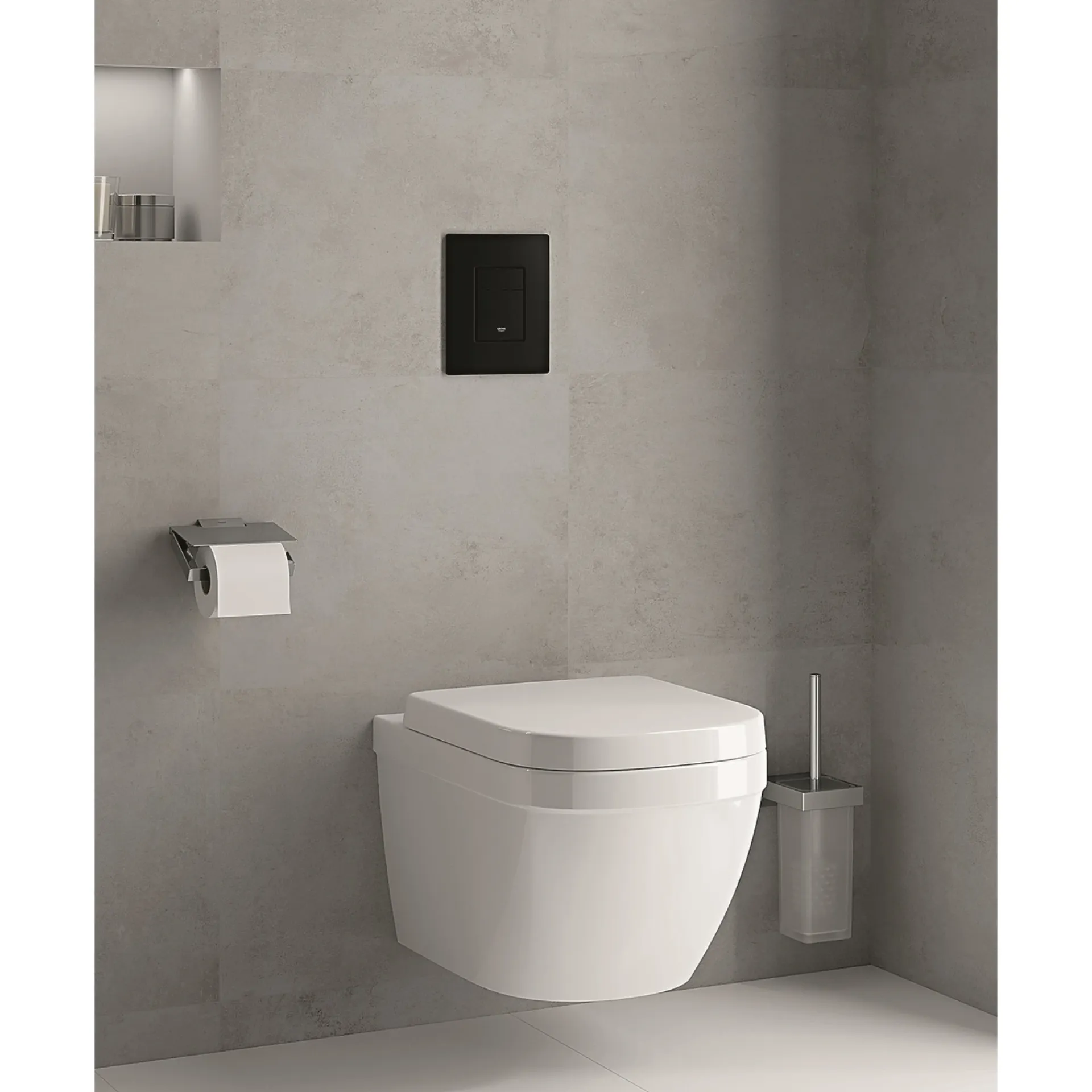 Sale Grohe SKATE COSMOPOLITAN BETJENINGSPLADE MAT SORT