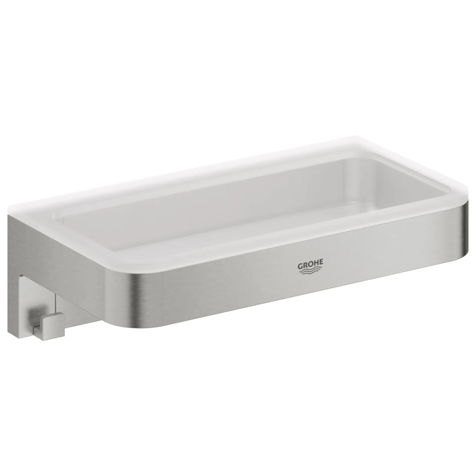 Sale Grohe START CUBE QUICKFIX BRUSEKURV BØRSTET STÅL