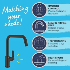 Online Grohe START KØKKENARMATUR MAT SORT