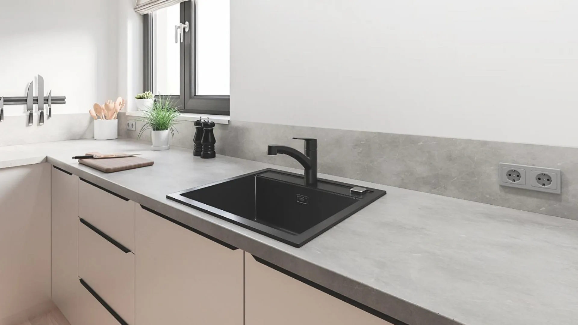 Best Grohe START KØKKENARMATUR MAT SORT