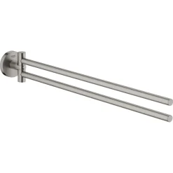 Grohe START QUICKFIX HÅNDKLÆDEHOLDER BØRSTET STÅL