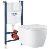 Grohe START RAPID SL, ROUND CERAMIC VÆGHÆNGT TOILET