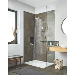 Hot Grohe TEMPTESTA 250 CUBE BRUSESYSTEM KROM